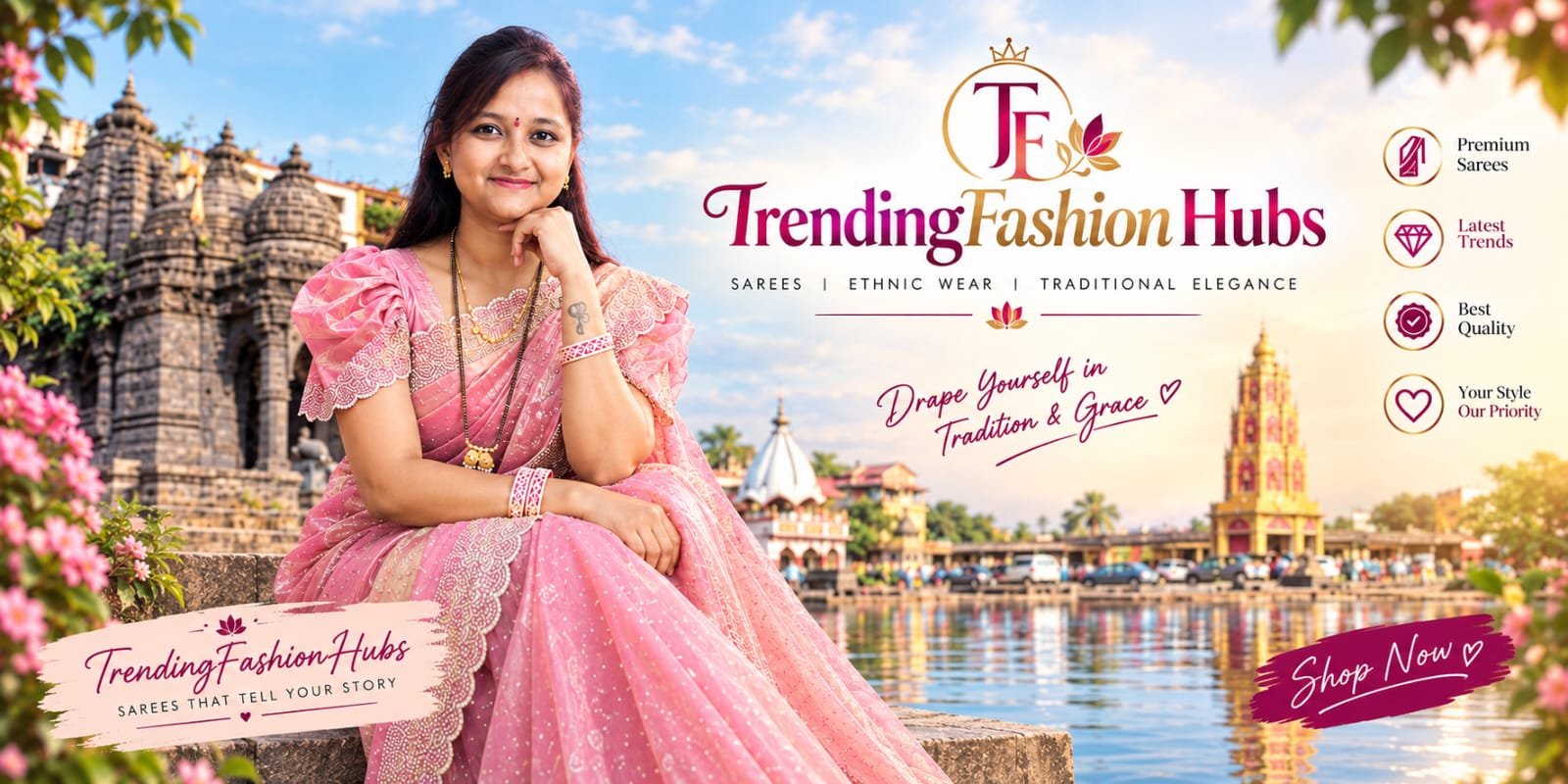 TrendingFashionHubs Saree Collection